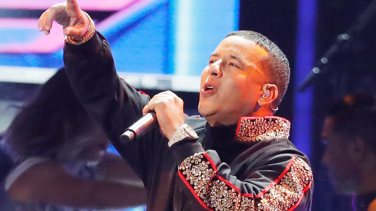 Daddy Yankee performs in Grammy Award 2018.