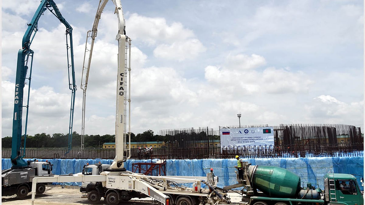 Rooppur Nuclear power plant site in Ishwardi, Pabna