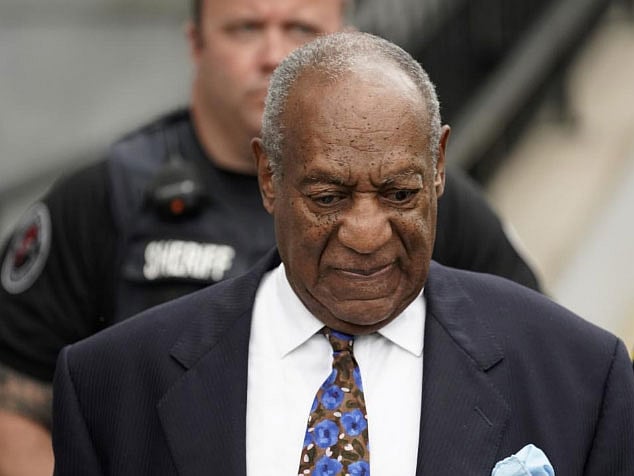 Actor and comedian Bill Cosby leaves the Montgomery County Courthouse after his first day of sentencing hearings in his sexual assault trial in Norristown, Pennsylvania, US, on 24 September 2018.