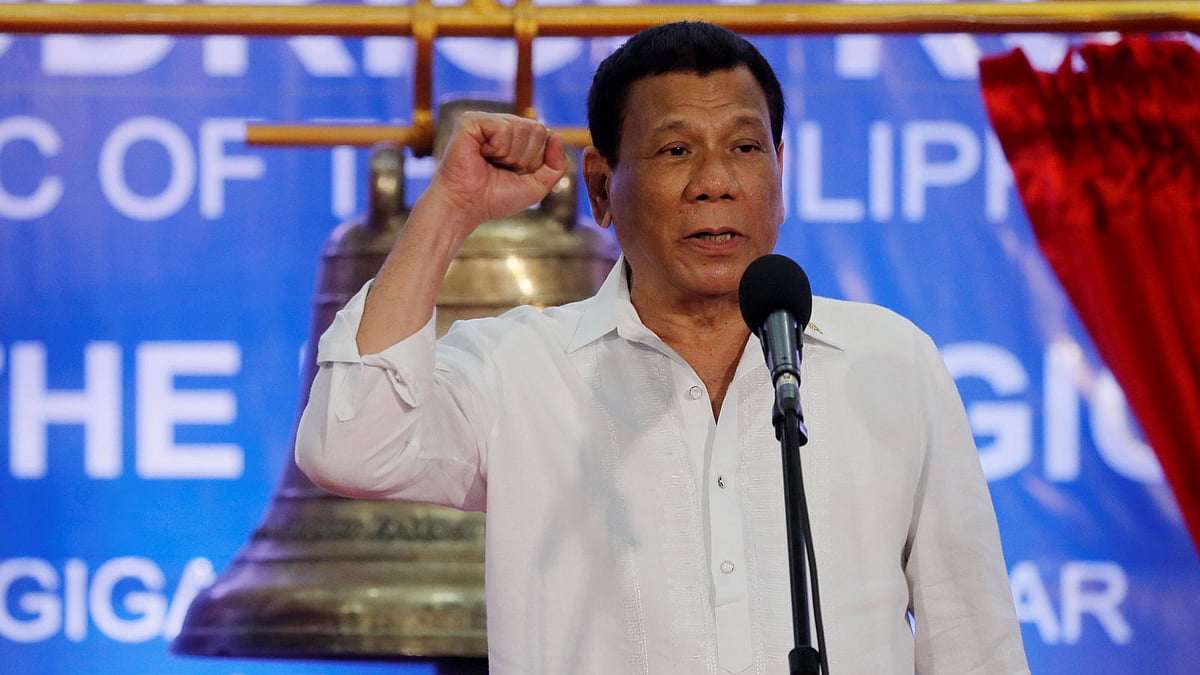 Philippine president Rodrigo Duterte