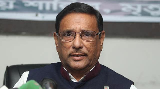 Awami League general secretary and road transport and bridges minister Obaidul Quader.