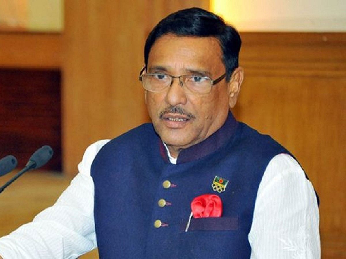 Road transport and bridges minister Obaidul Quader