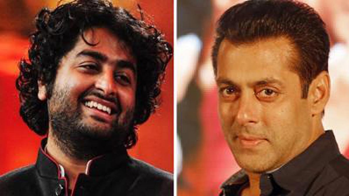 অরিজিৎ সিং ও সালমান খান। কোলাজ