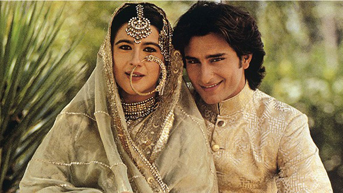 সাইফ আলী খান ও অমৃতা সিং। এক্স থেকে