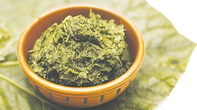 কাঁচা ঝালের শুঁটকিভর্তা