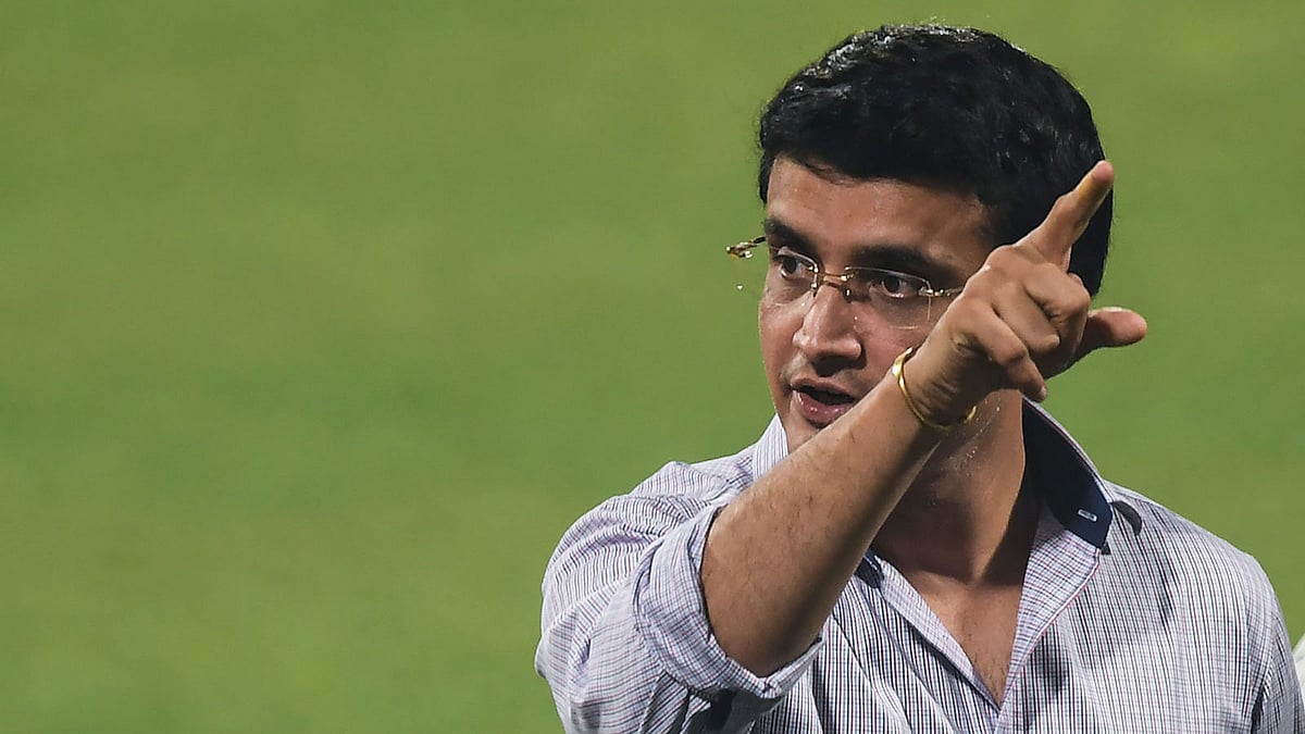 ইডেনে দিবারাত্রির টেস্ট ঘিরে নানা আয়োজন করেছেন বিসিসিআই সভাপতি সৌরভ গাঙ্গুলী। ছবি: এএফপি