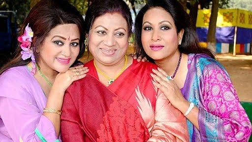 সুচন্দা-ববিতা ও চম্পা। ছবি: সংগৃহীত